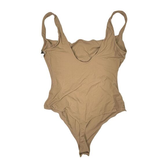 SKIMS Fits Everybody Square Neck Bodysuit - Size Medium - Sienna - Picture 4 of 6